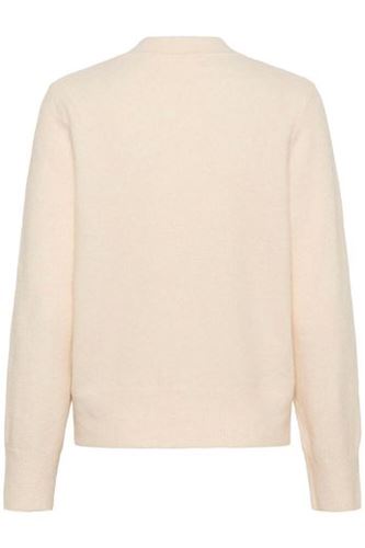 Tröjor/Koftor - GuniIW V-neck – Whisper White Melange